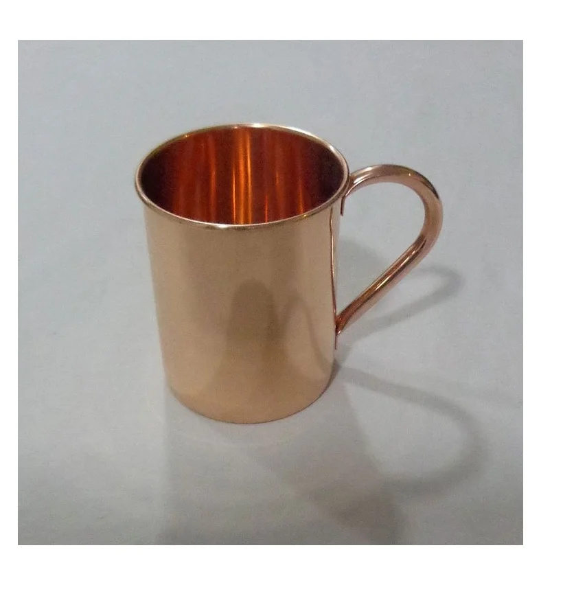 BPA FREE BARREL MOSCOW MULE 100% PURE COPPER DRINKING MUG, HAMMERED PURE COPPER MUGS FOR VODKA