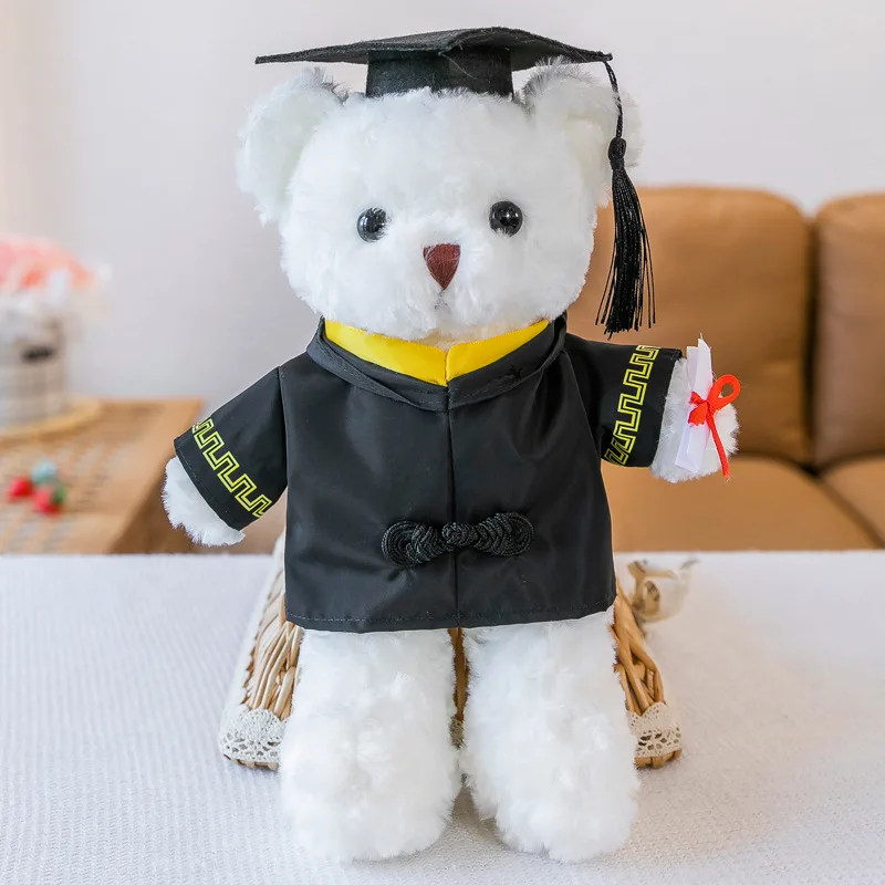 2023 Custom Graduation Gifts Wholesale Plush Toys Soft Doll Dr. Bear Plushie Toys