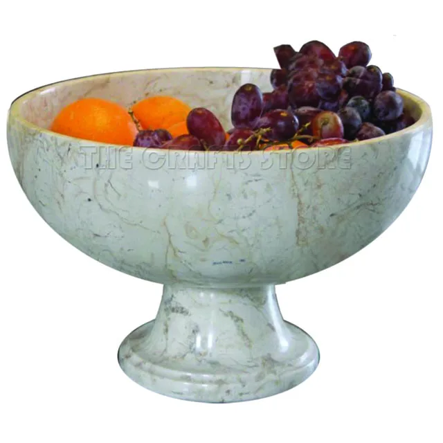 Wholesale Pakistani Marble Natural Stone Marble Decorative Bowl Onyx Marbled Kitchen Bowl Round Fruit Salad Mixing Bowls