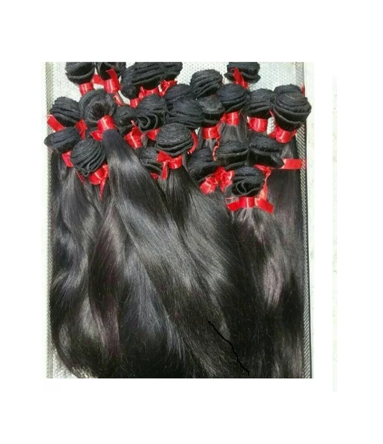 Indian Human Extension For Beautiful Black Women Premium Quality Human Hair At Best Price for export from india