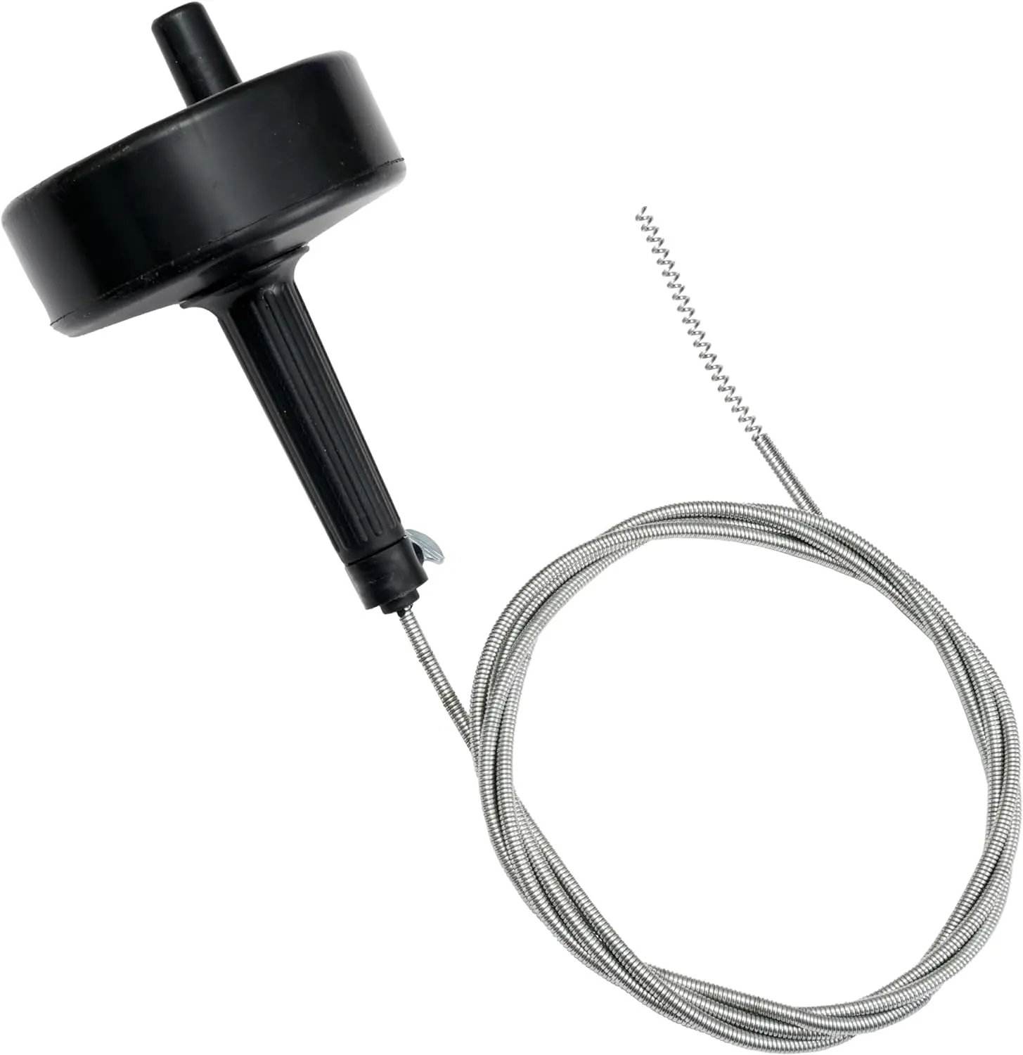 Drain Auger Drain Snake Drain Clog Remover 1/4 x 15 with Drum - Plumbing Tools - Durable Rust-Resistant & Multi-Size