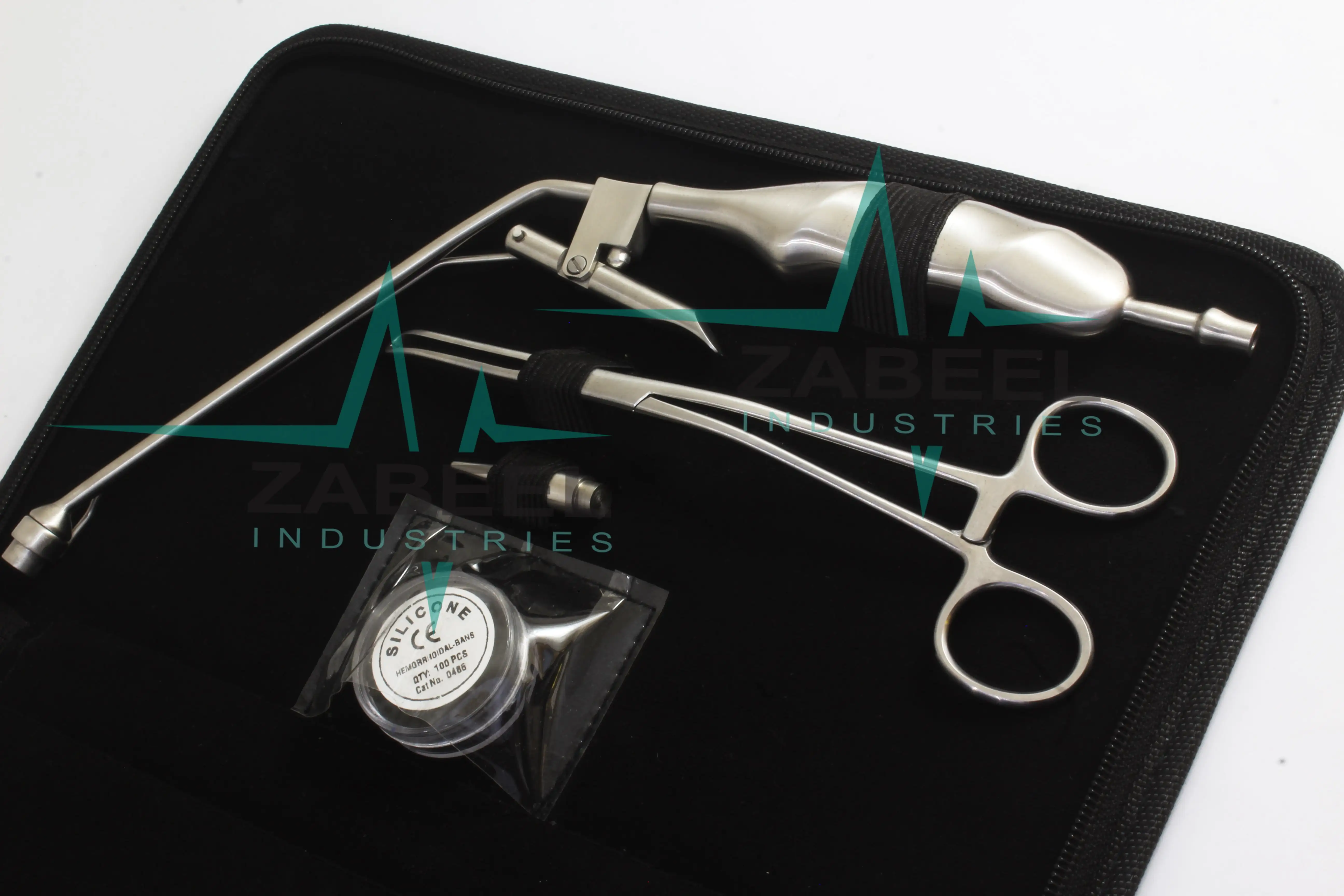 McGivney Hemorrhoidal Ligator ASAP 102 PCs With Kit Loading Cone Latex O Rings By ZaBeel Industries