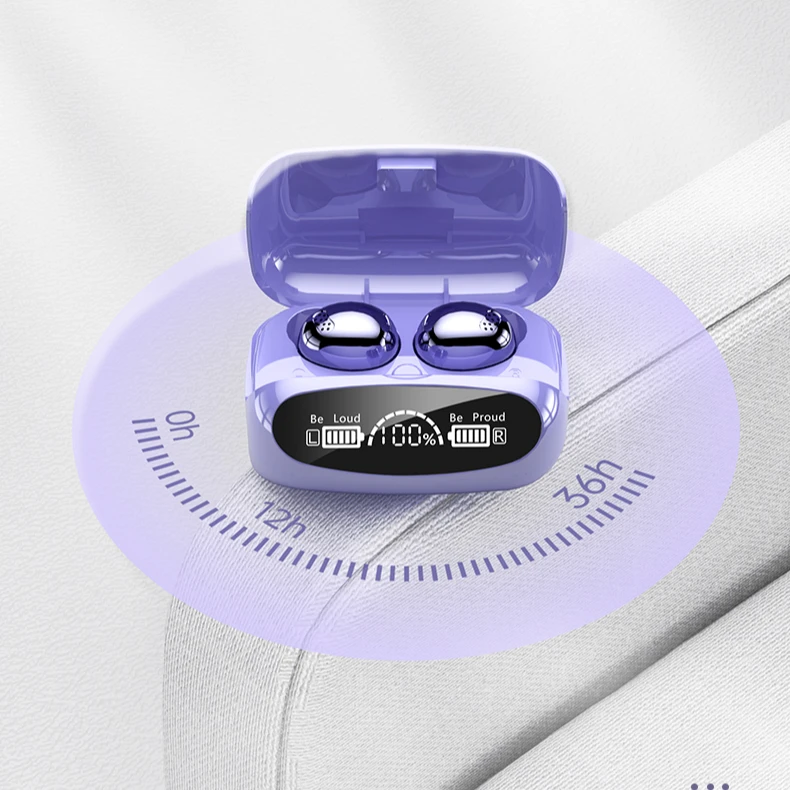 M32 Wireless Headphones Stereo Sport Touch Headset TWS Bluetooth 5.1 Earphones Women Earbuds with Microphone Power Bank 2000mAh