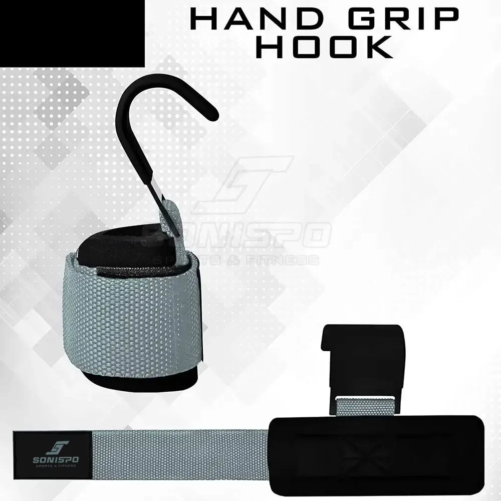 Power Weight Lifting Hooks Customized Pull Ups Weightlifting Grip hooks for Fitness Exercise 2024