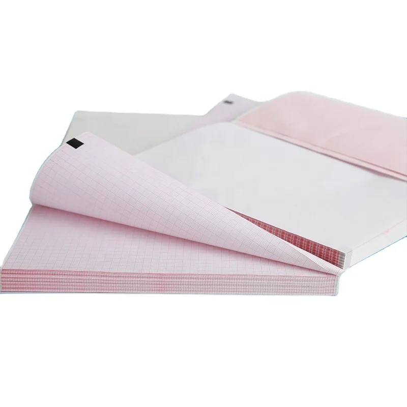 Wholesale EKG ECG Paper Z Fold 112mm*20m Medical Recording Paper Thermal ECG Paper Rolls