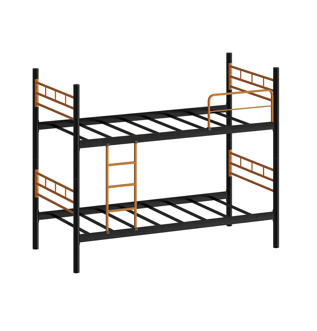 Bedroom furniture Wholesale Customized metal bed frame adult Loft Bed School Home Hotel Hostel Use metal bunk beds for Adult