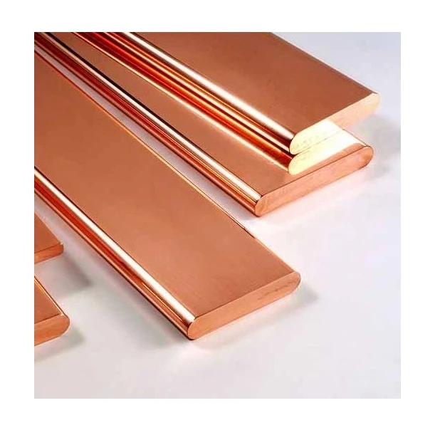 Copper busbar 99.99% Cu Round Busbars Square Flat Round Copper Busbar Copper bars ASTM B3 Standard