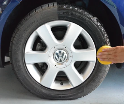 Tire wax spray Made in Japan OEM available Tire shine Car detailing Water-based type Durable Restore tire color Easy to use