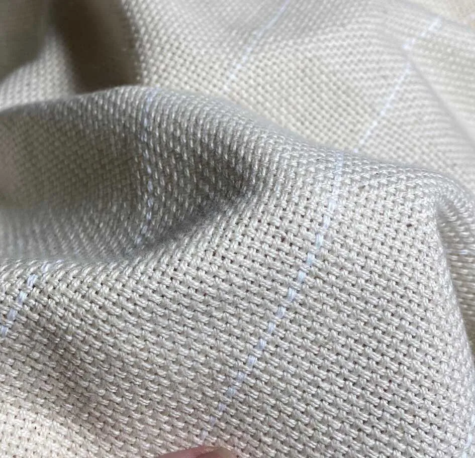 Monks Cloth Rug Punch Embroidery Fabric Wholesale Indian Manufacturer Exporter In Stock Items 100% Cotton Sustainable Reusable