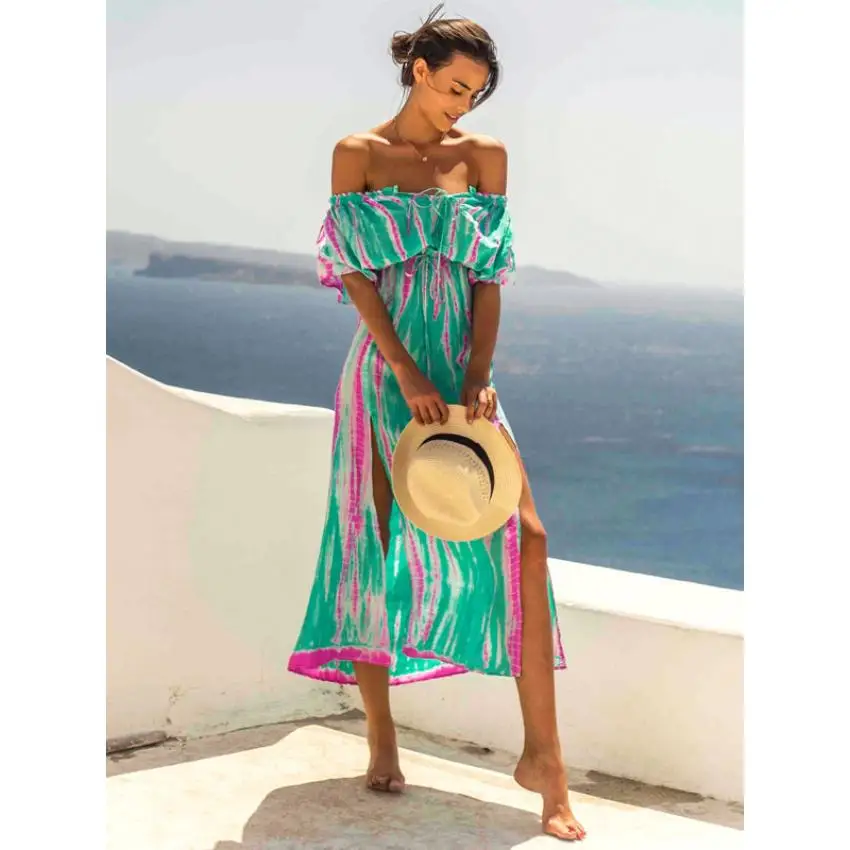 2025 New Product Hot Sale Sky Blue Comfortable And Elegant Comfort And Luxury For Simple Elegance Style Silk Slip Maxi Dress