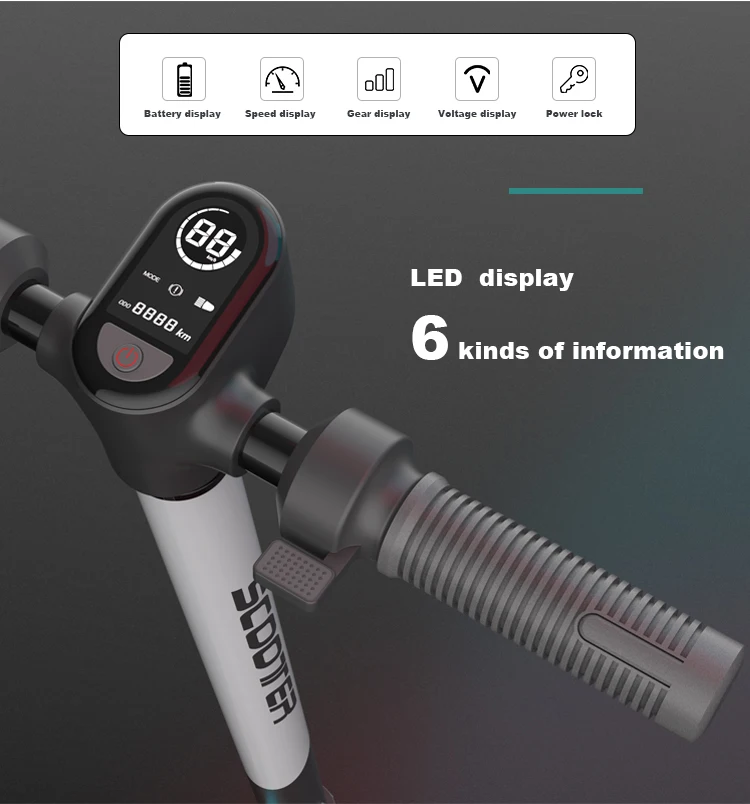 EU US Warehouse M8 6.5 Inch Adult 2 Wheels Folding Electric Scooter Mobility E-scooter with CE certificated