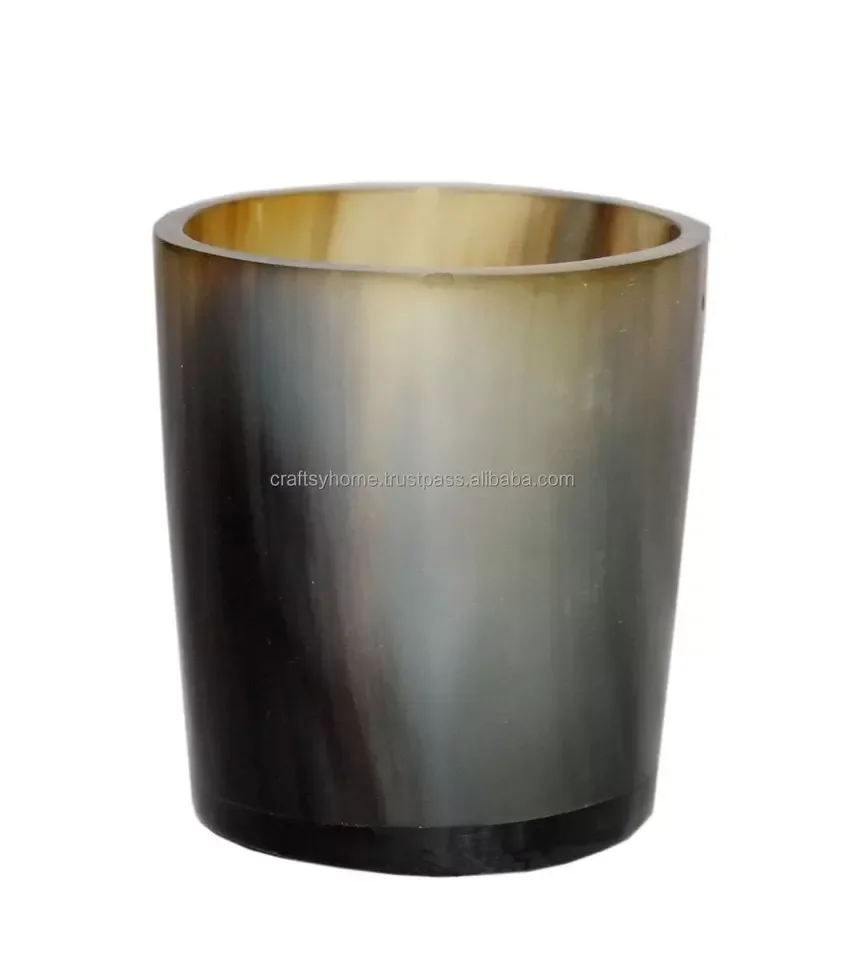 Best Creative buffalo horn glass Hand Carved Viking Drinking Horn Cup / glass simple horn  piece glass