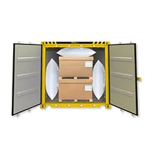 Different size available in pp woven dunnage airbag and also extensive recyclable in Shipping Containers Protection Transparent