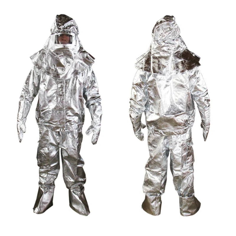 Wholesale High Temperature resistant suit aluminized fire performance clothing