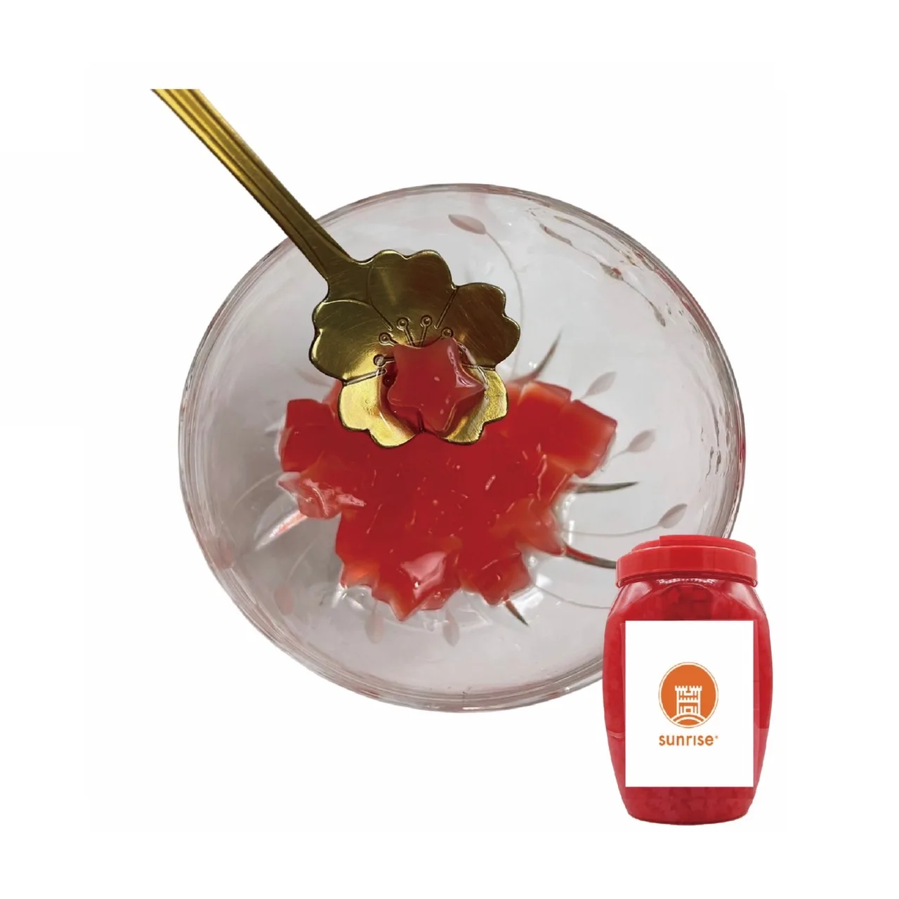 Taiwan top quality  bubble milk tea supplier lychee fruit lychee nata de coco