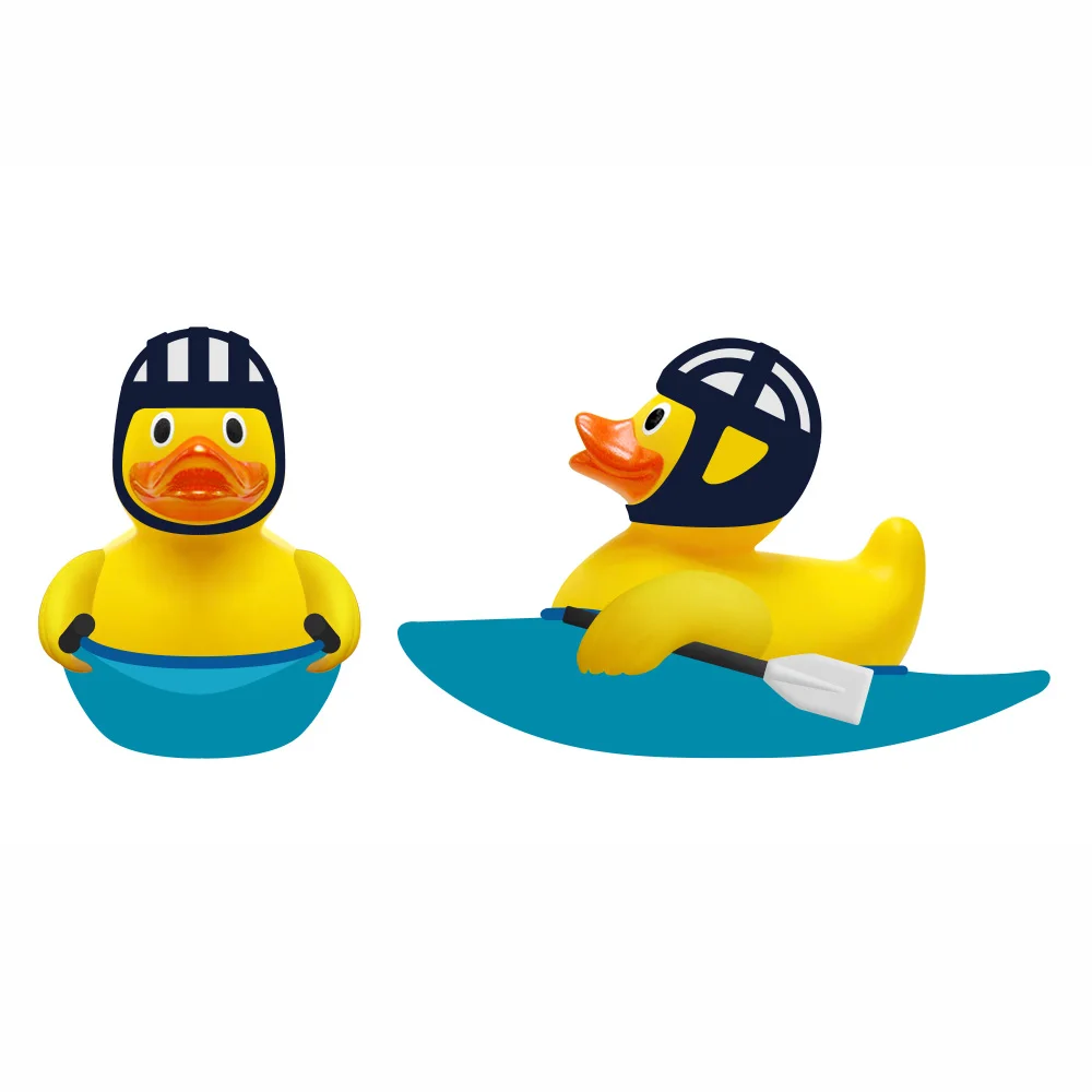 Festival Gift Rubber Duck Squeaky Chinese Dragon Boat Bath Duck