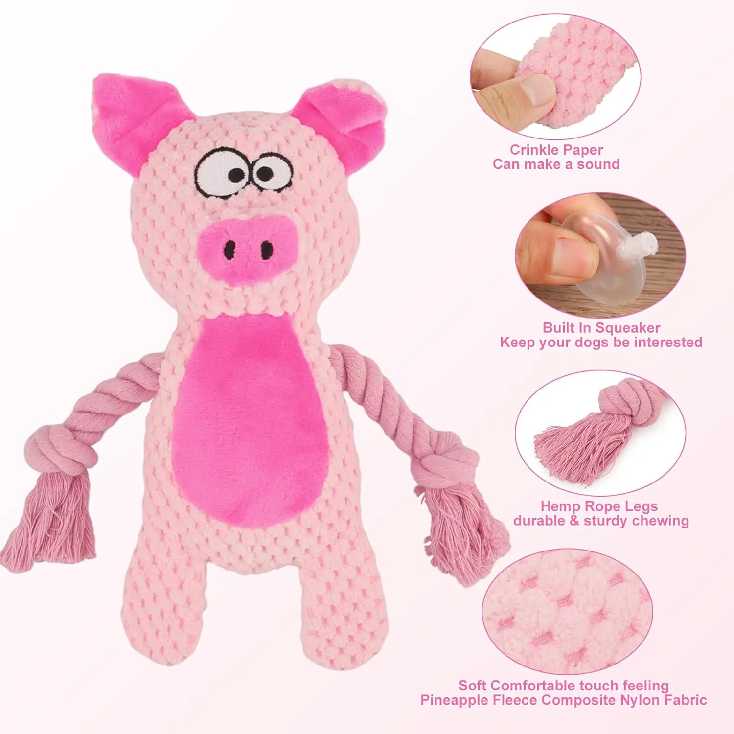 Teething Training Toys Pet Cotton Toy Interactive Colorful Washable Dog Chewing Toy For Teeth Cleaning OEM Made In Vietnam