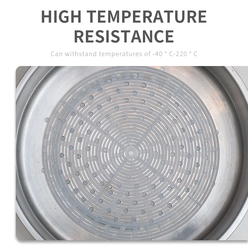 Food Grade Heat Resistant Anti-stick Silicone Steamer Mat Household Kitchen Baking Mat for Bun /dumpling momo machine