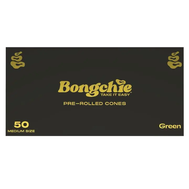Bongchie pre rolled green in cigar box (pack of 50)