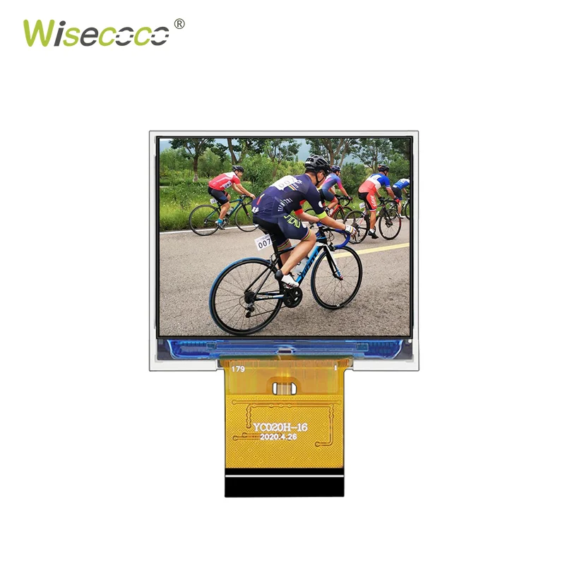 Wisecoco Sport Action Camera Screen Solution 2.0 Inch Spi Serial Port 320*240 Lcd Hmi Display Custom Software Hardware