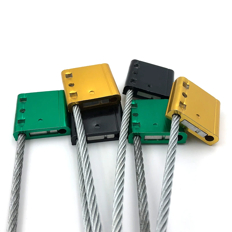 DX204C customized stainless steel cable seal customized draw tight steel wire cable seal