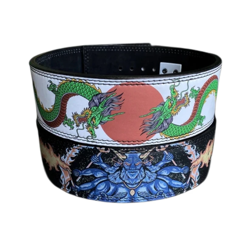 Best Quality Custom Made Gym Back Support Weightlifting Lever Belt/Cowhide Leather Lever Training Belt