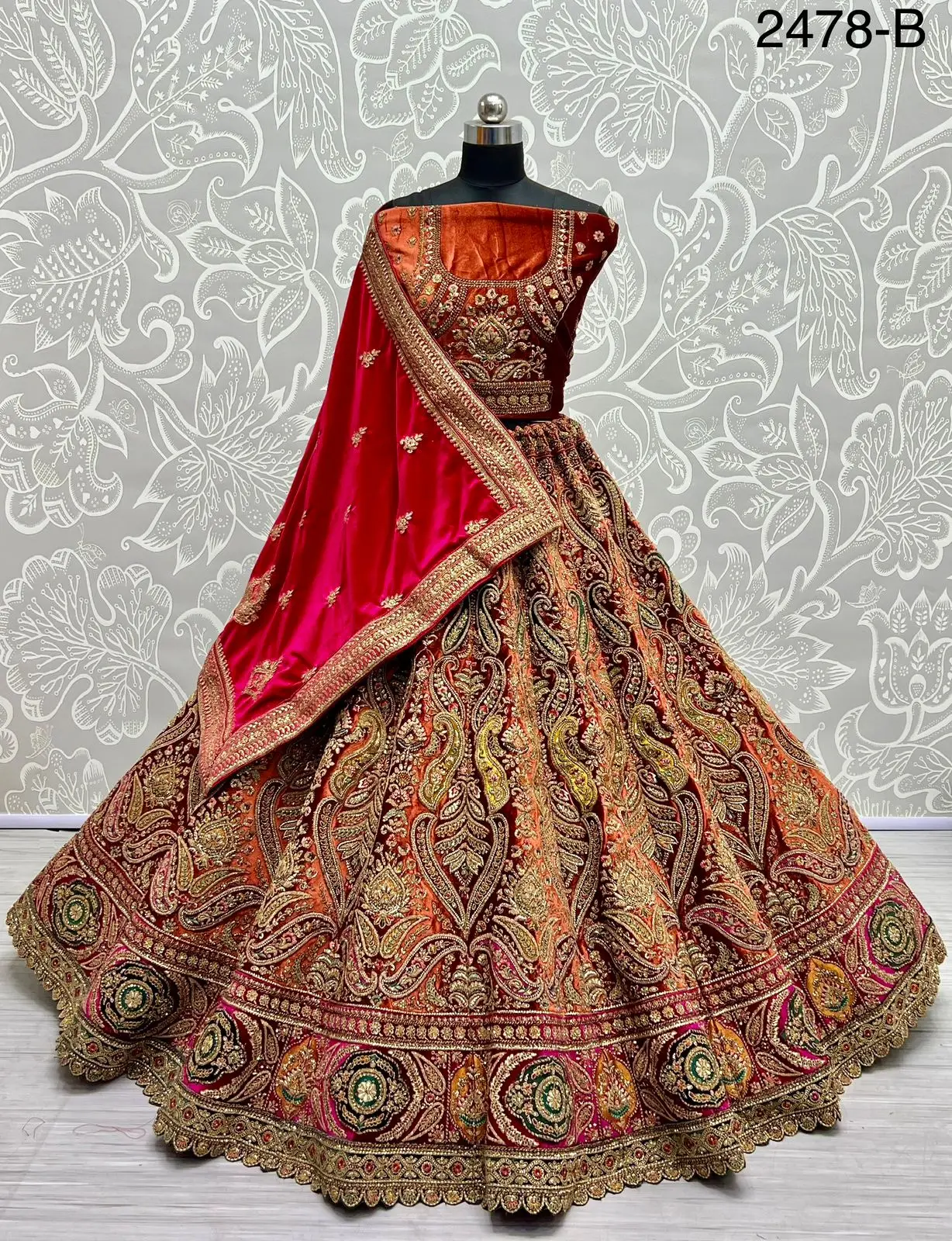 Hot Selling Beautiful Bridal Lahnga Choli Buy Direct From Manufacturer New Design Wedding Lahnega Choli For Elegant Women India