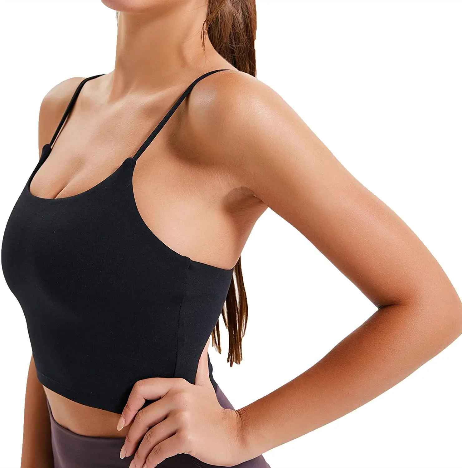 Fitness Ladies Girls Running Gym Yoga Bra Tops Custom Logo Crane Exercise Workout Women Sports Bra