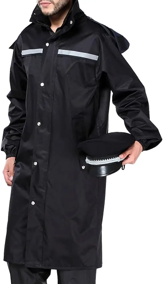 OEM Service Safety Winter Guard Coats Security Work Wear Black Guard Uniform