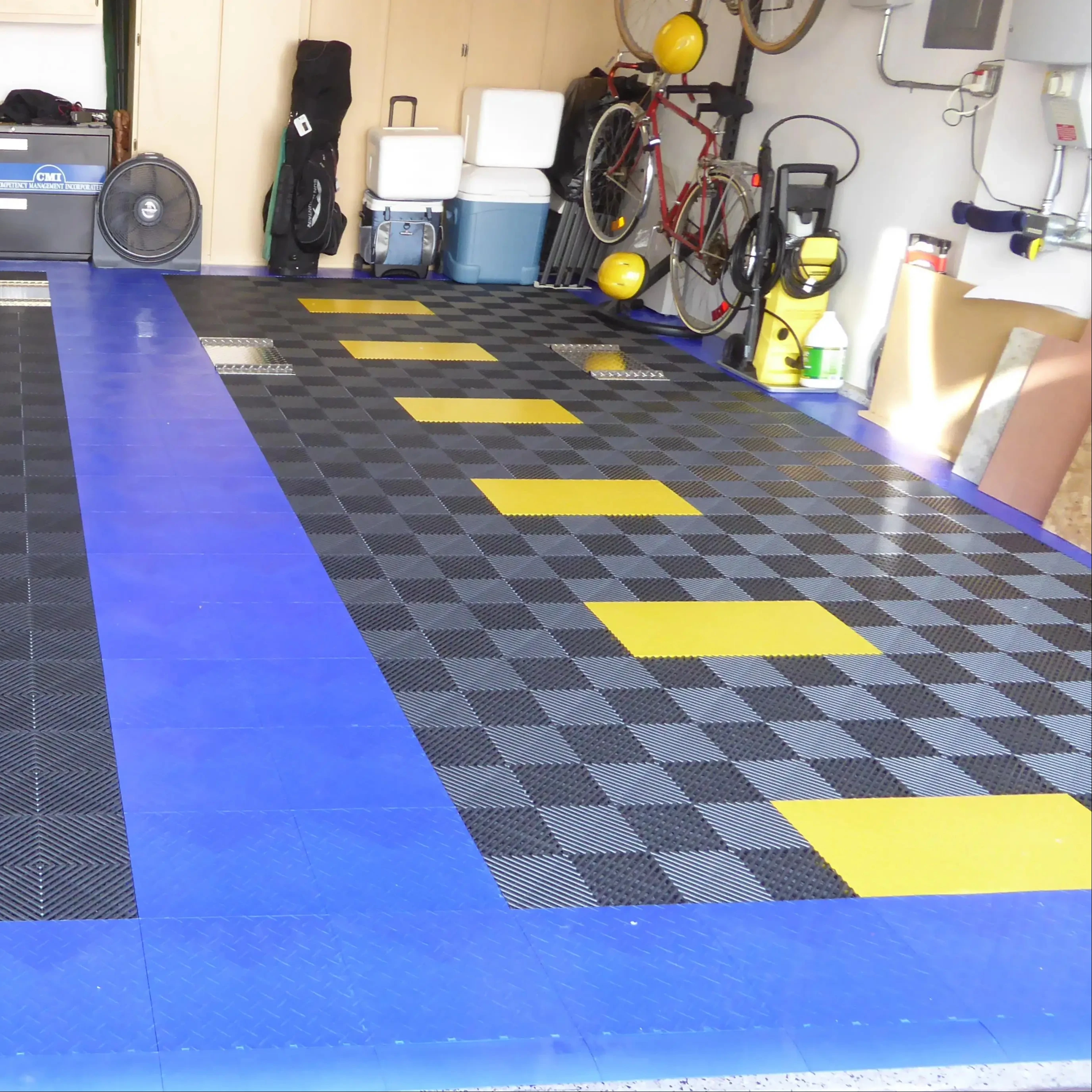 Pvc Plastic Flooring Tiles Waterproof Click Floor Tile Pvc Garage Floor Tiles