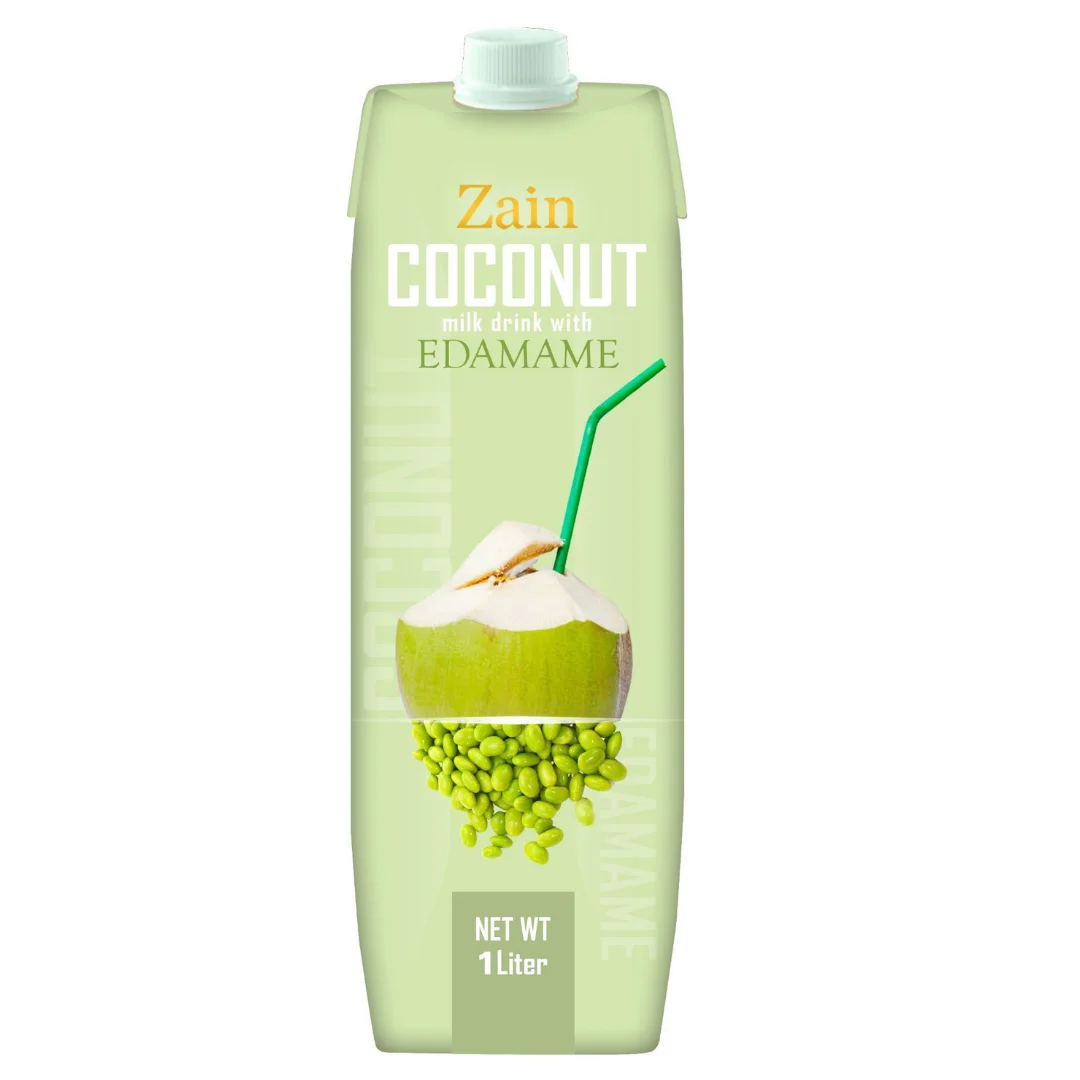 Zain Coconut plant-Based Oat milk soft drink beverage sterilized Ready to ship of Ajintai Ajintaizen New arrival UHT te tra Pack