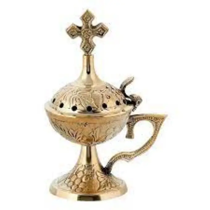 Brass Classical Incense Burner Church Supplies Catholic Incense, Burners, and Holders