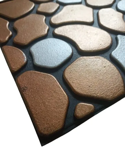 Rubber step Mats Pebble design from India Unique and Durable Rubber door mats for your Home or Office