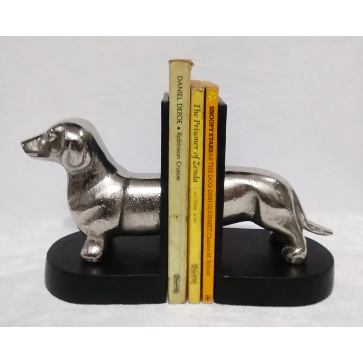 Horse-shaped Book Ends Bookshelf Student Desktop Retro Bookend Books Storage Rack Office Living Room Decoration Ornaments