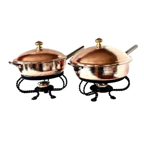 Hot sale top quality hotel restaurant round design stainless steel buffet service dish chafing dish chafer dishes food warmer