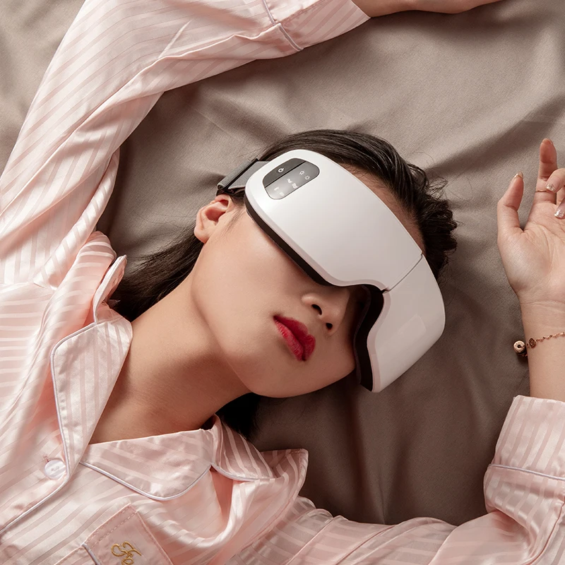 Usb Charging Air Pressure Therapy Eye Relief Massage Eye Glasses Smart Living Eyes Massager