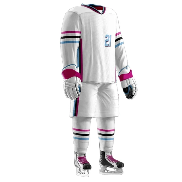 Professional production sublimation printed ice hockey jerseys ice hockey jersey custom team men ice hockey uniforms