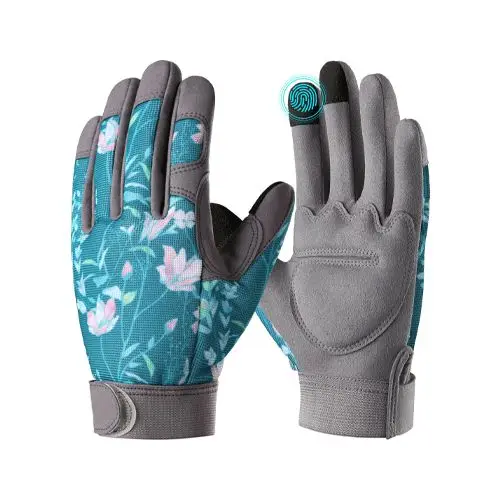 Leather Palm Gardening Gloves Sublimation Printing Work Highest Quality Customized Size Color Unique Design Gardening Gloves