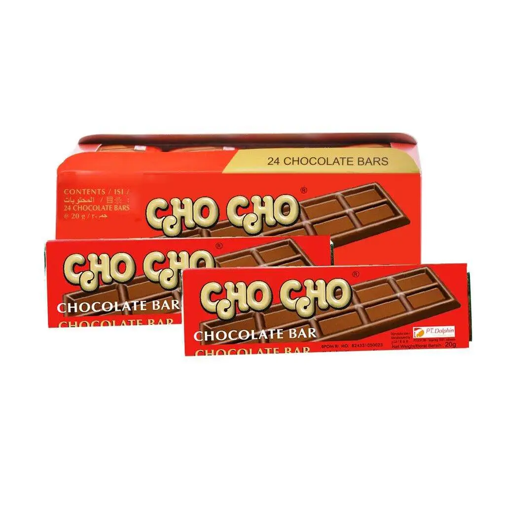 WHOLESALE Confectionery Cho Cho Chocolate 17 gr Milk Chocolate Sweet Indonesia Products. HOT SALE