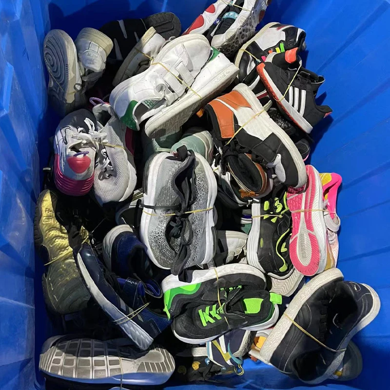 Cut Label Stock Used High Quality Light Breathable Sports Second-hand Shoes Men Running Chunky Used Shoes Stock Wholesale