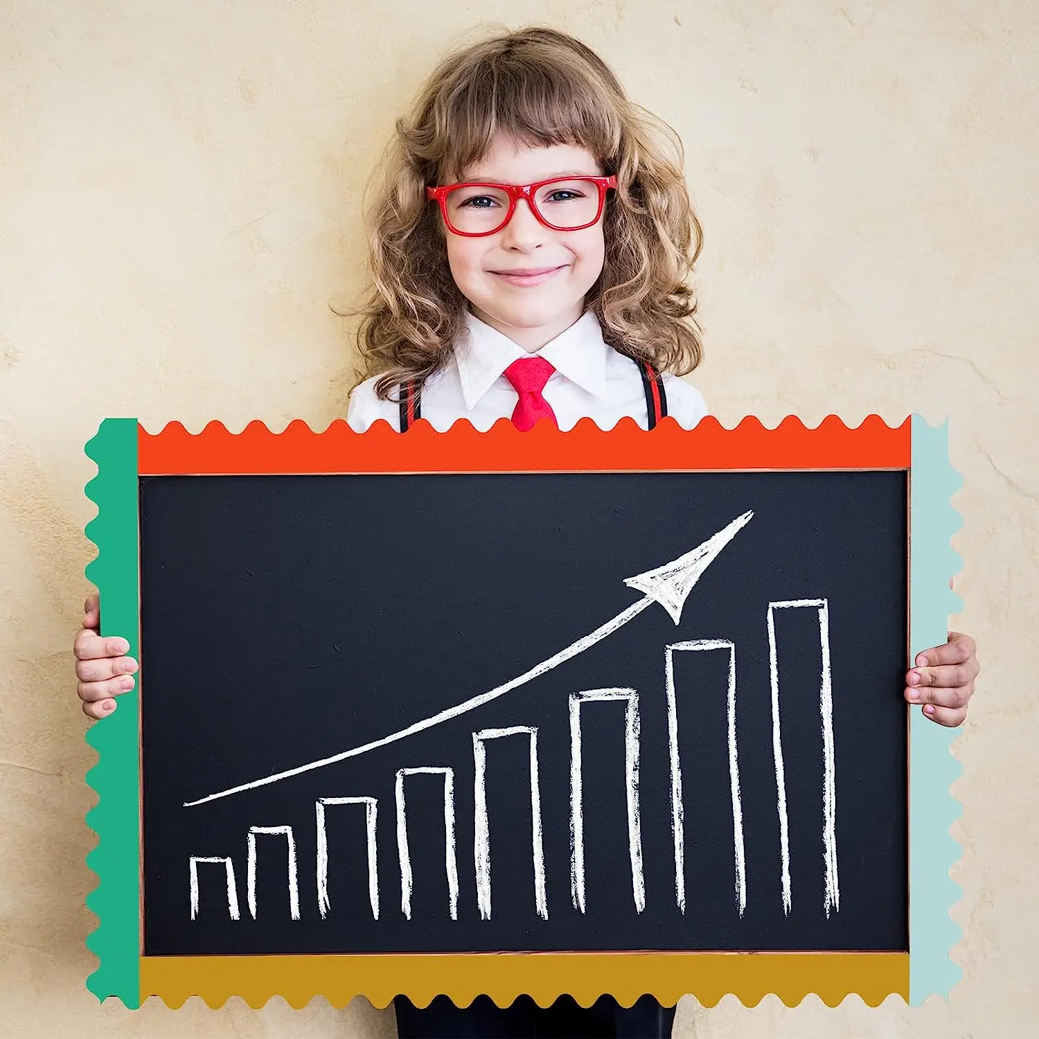 Scalloped Bulletin Board Borders Multicolor Rolled Border Trim Bulletin Board Decor Classroom Paper Bulletin Border