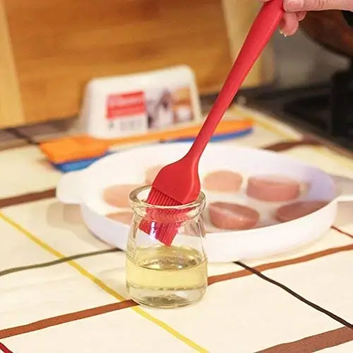 Indian Manufacturers Food Grade Silicone Basting Brush Heat Resistant BBQ Pastry Oil Brush for Kitchen