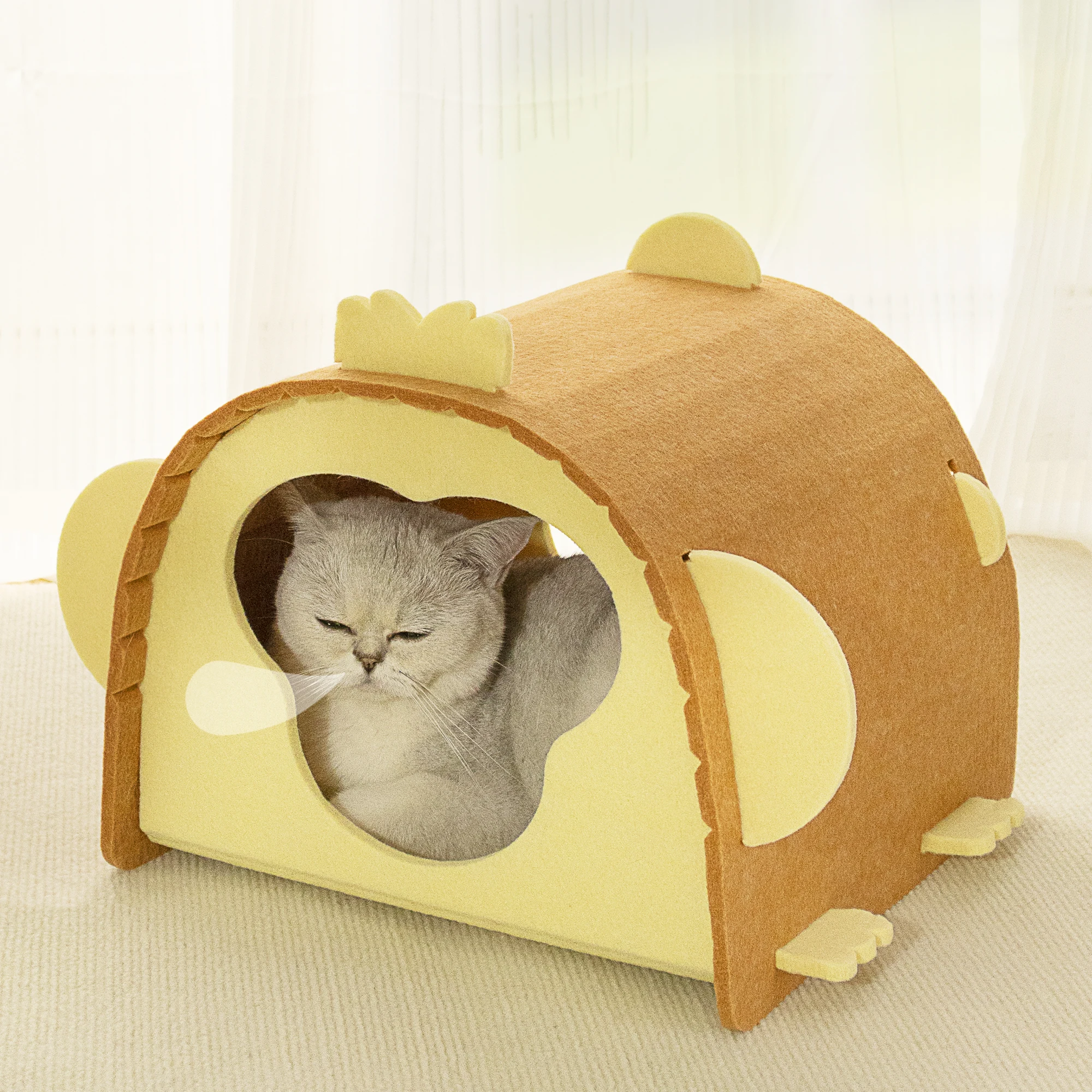 Wholesale Innovative Design Cute Thickened Foldable Cat Beds