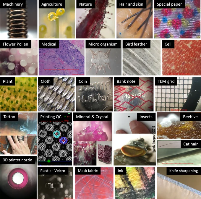 200x lens gift decoration microscope mini