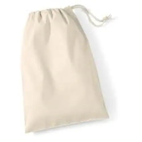 Organic Cotton Drawstring Dust Bags With Customized Screen Print Logo Cotton Dust Bag Folding Recycled Cotton Canvas Dust Bag