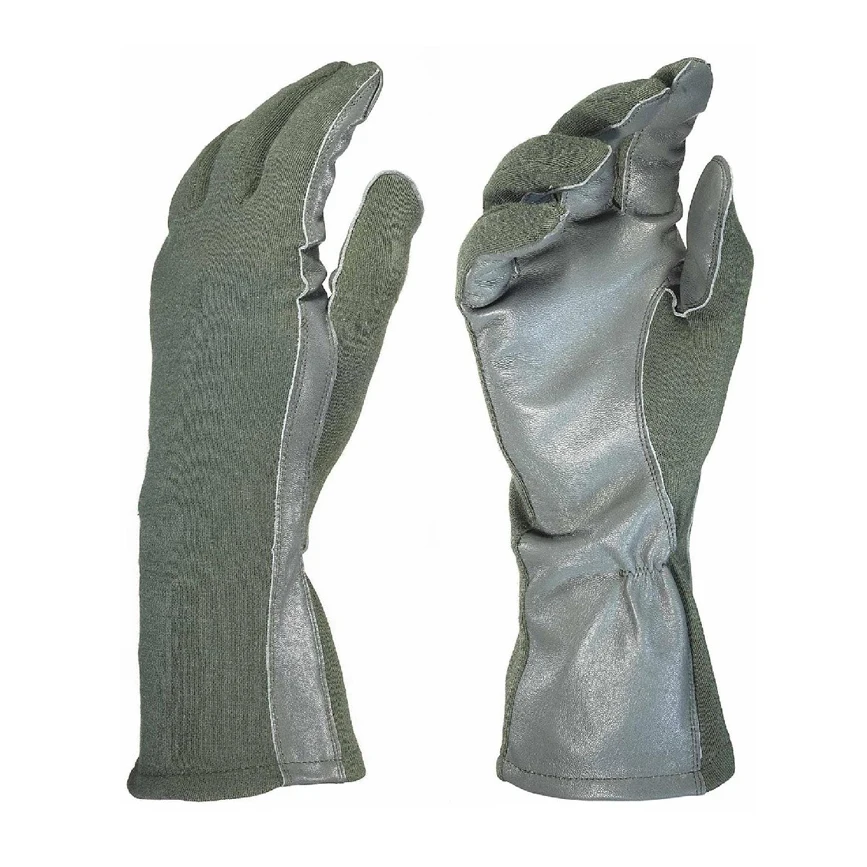 Guantes Contra Nomex Touch Screen Hand Protection Nomex Fighter Pilot Long Glove safety Leather Driving Gloves from Pakistan