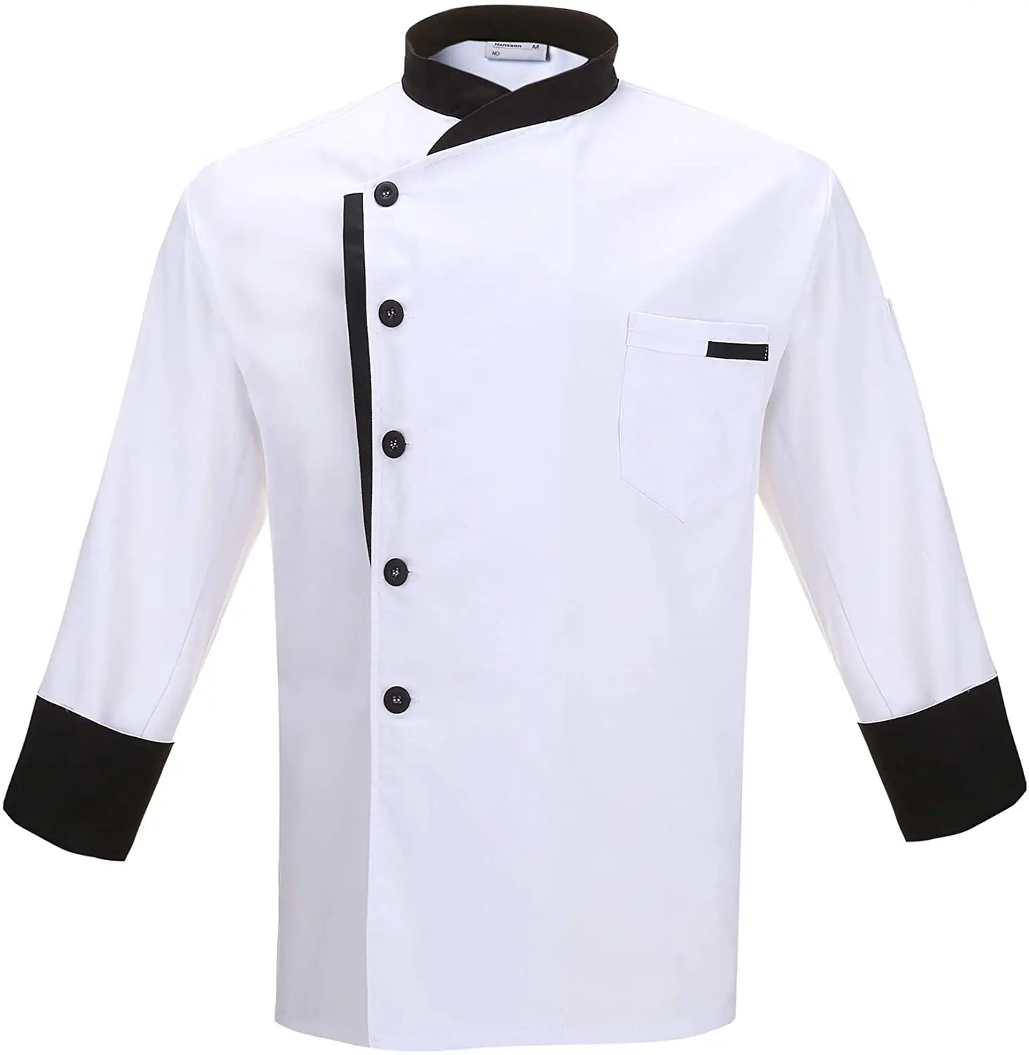 wholesale Breathable restaurant & bar Uniform cotton Knitted Fabric Chef Uniform long sleeve short chef apparel