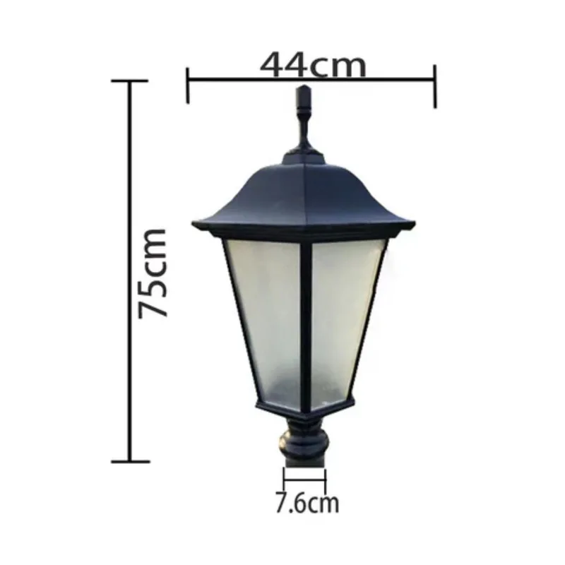 Solar outdoor garden waterproof 3m 3.5m street light garden villa European style high pole landscape light