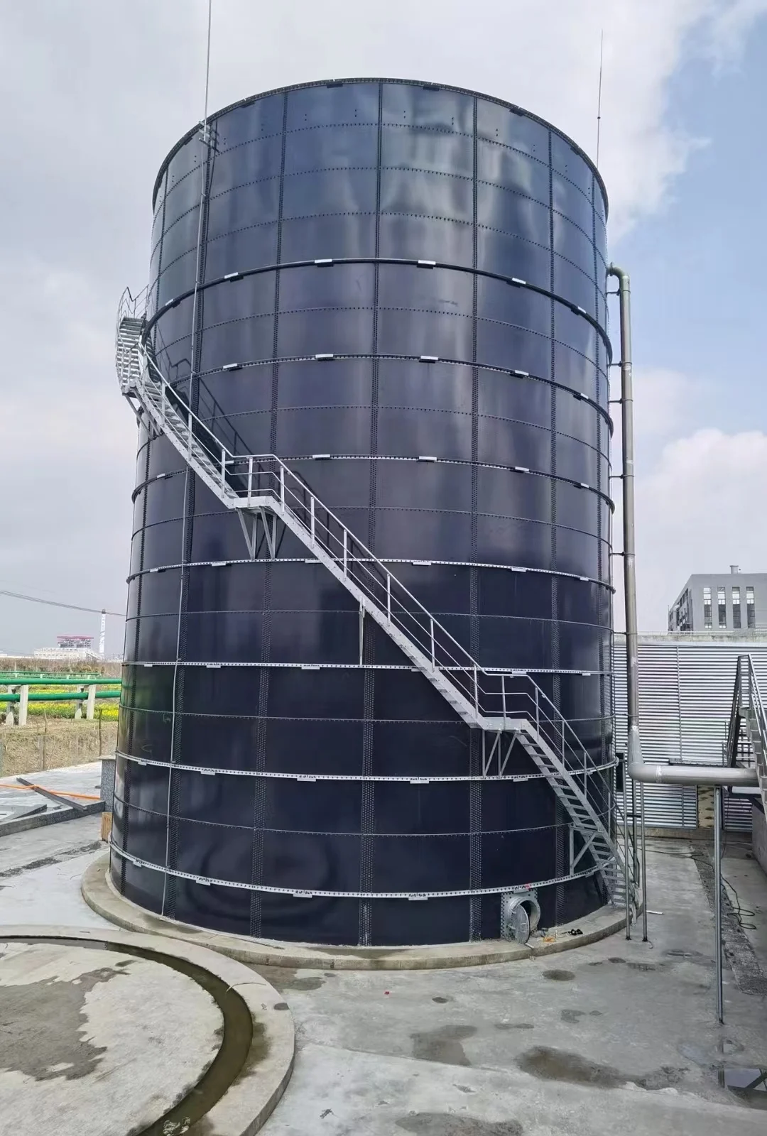 Glass-Fused-to-Steel Tank UASB Anaerobic Reactor for Waste Water Treatment