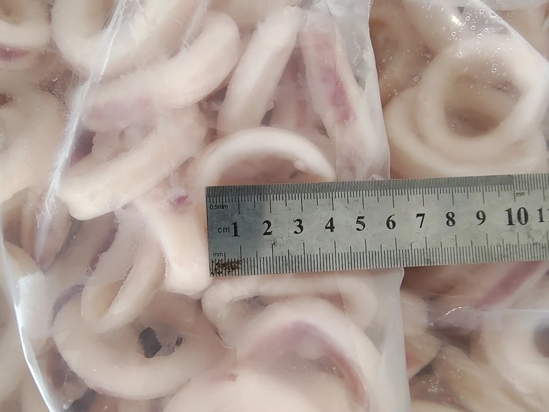 High quality manufacturer frozen giant squid squid rings indian ocean squid ring 3-8cm